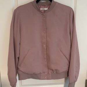 Mauve bomber jacket - size L